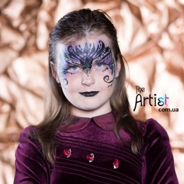 Рисунок на лице Monster High, face painting kiev, Halloween mask, грим на хеллоуин, макияж на хеллоуин